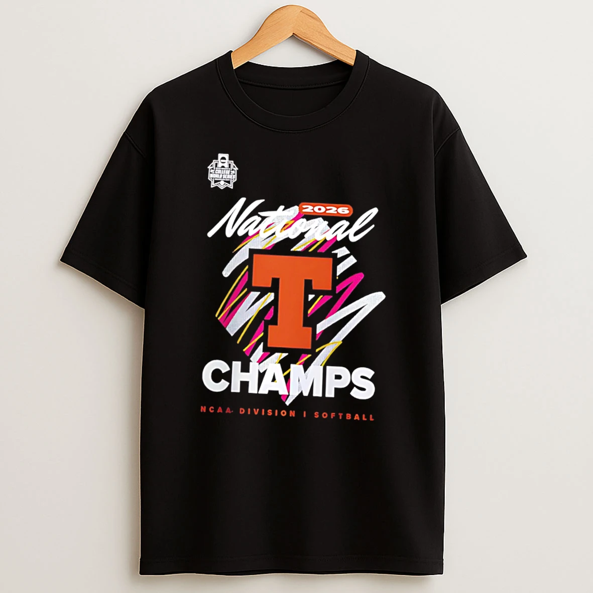 Texas Longhorns 2026 Ncaa Softball Womens College World Series National Champions Paint Tee Tshirt Hoodie