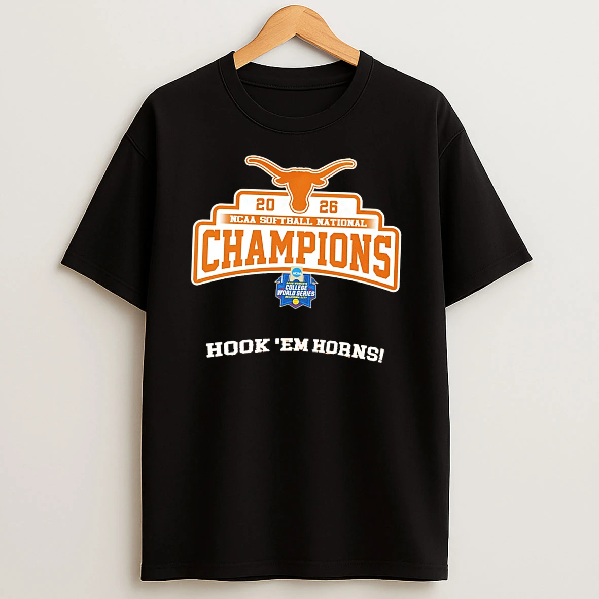 Texas Longhorns 2026 Ncaa Womens Softball National Champions Hook Em Horns Tee Tshirt Hoodie