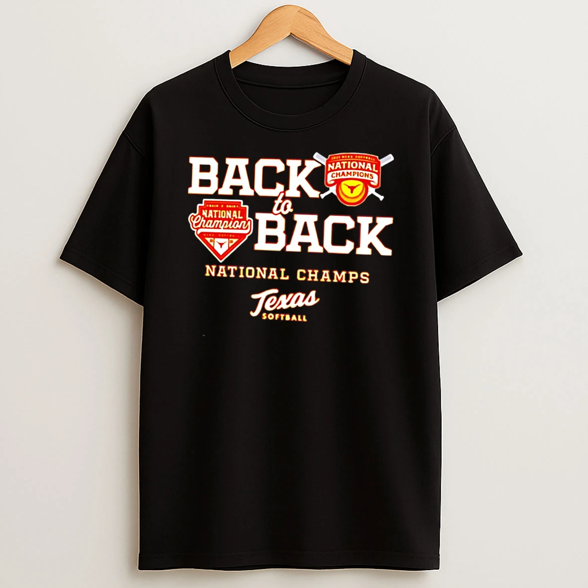 Texas Softball Back To Back National Champions 2026 Tee Tshirt Hoodie