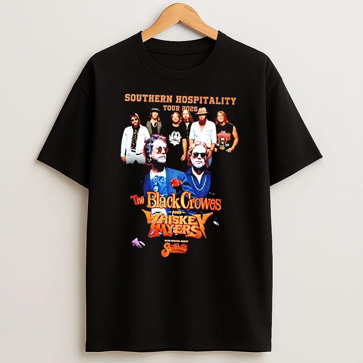 The Black Crowes And Whiskey Myers Southern Hospitality Tourr 2026 Tee Tshirt Hoodie
