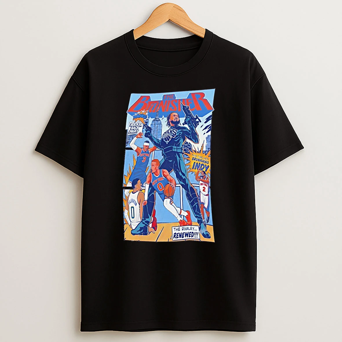 The Brunisher Jalen Brunson Marvel The Punisher New York Knicks The Rivalry Renewed Tshirt Hoodie