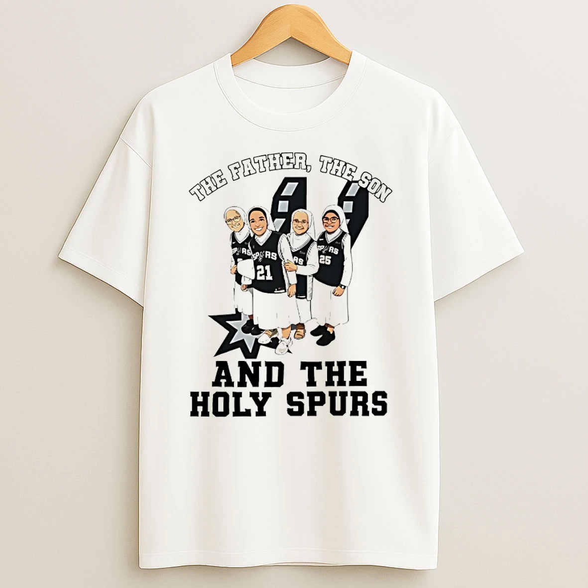 The Father The Son And The Holy Spurs Nuns San Antonio Spurs Nba 2026 Tshirt Hoodie
