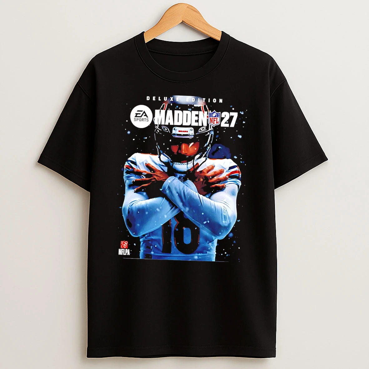 The Iceman Caleb Williams Chicago Bears Nfl Madden 27 Skyline Tee Tshirt Hoodie