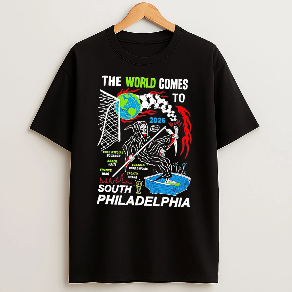 The World Comes To South Philadelphia Tee Tshirt Hoodie