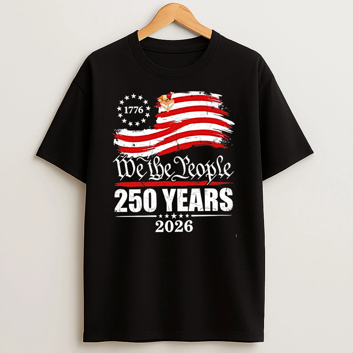 United States 1776 We The People 250 Years 2026 Patriotic American Flag Tshirt Hoodie