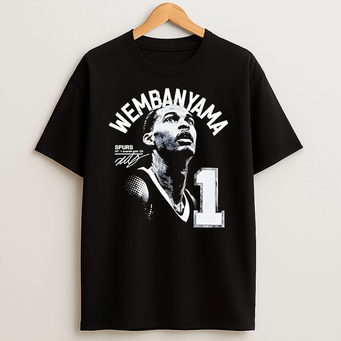 Victor Wembanyama San Antonio Spurs Basketball No 1 Overall Pick 23 Signature Tshirt Hoodie