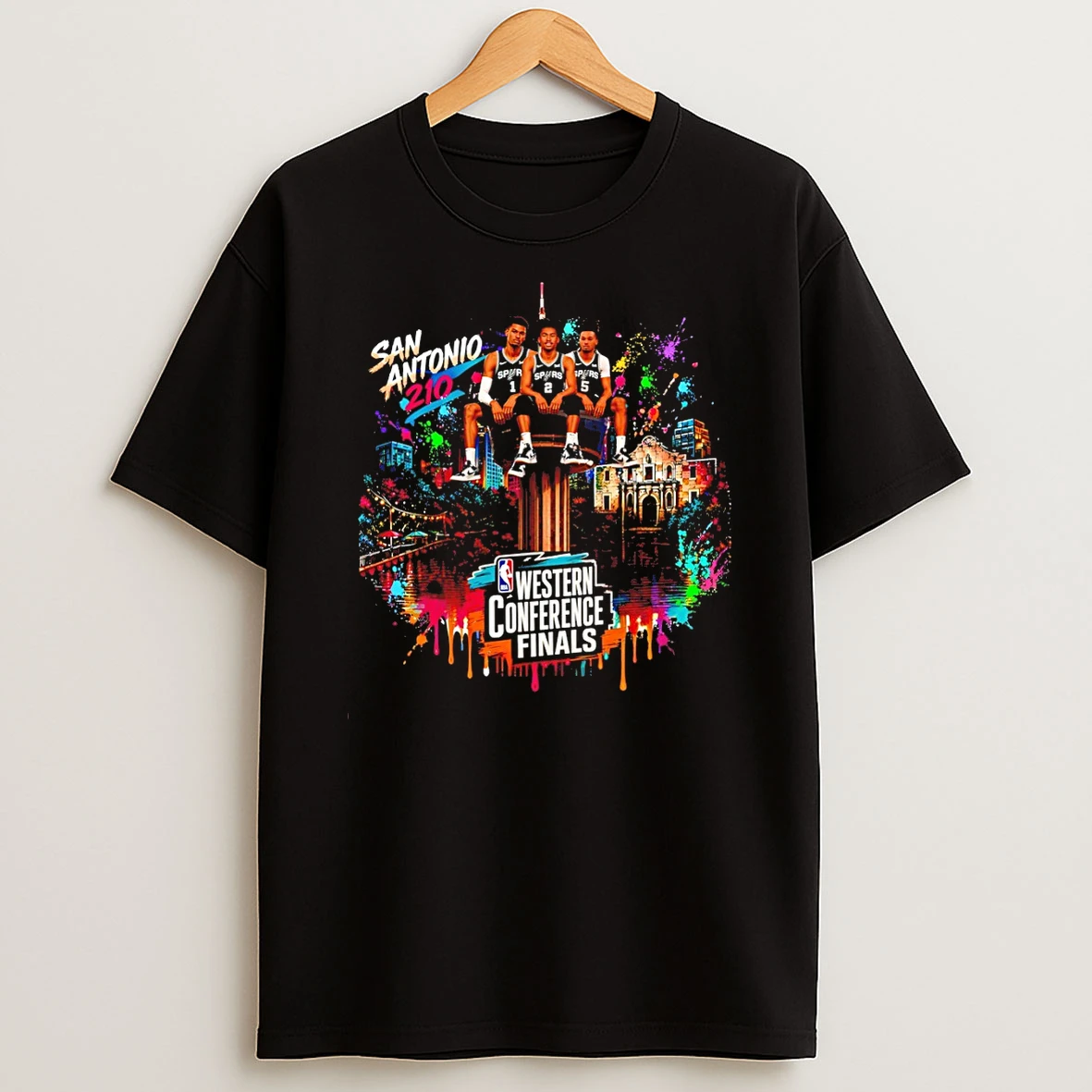 Victor Wembanyama Stephon Castle San Antonio Spurs Basketball Western Conference Finals 2026 Tshirt Hoodie