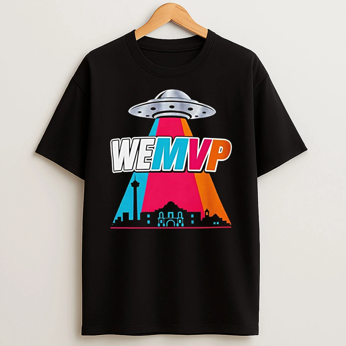 Wemvp Alien Ufo Victor Wembanyama San Antonio Spurs Fiesta Style Basketball Tshirt Hoodie