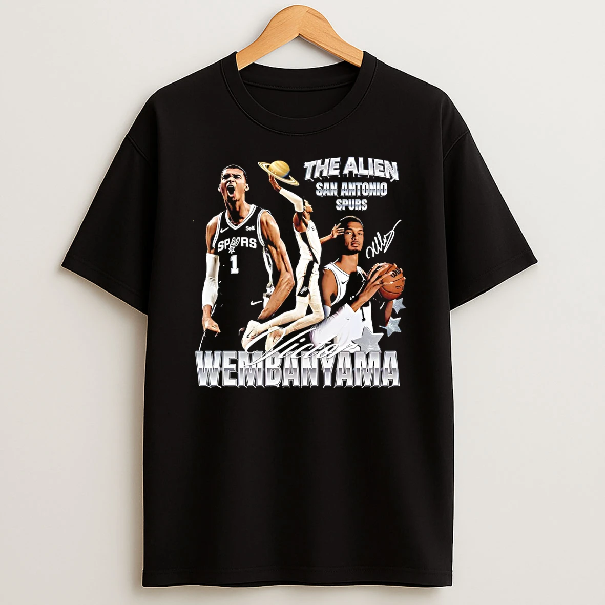 Wembanyama Wemby The Alien San Antonio Spurs Graphic Tshirt Hoodie