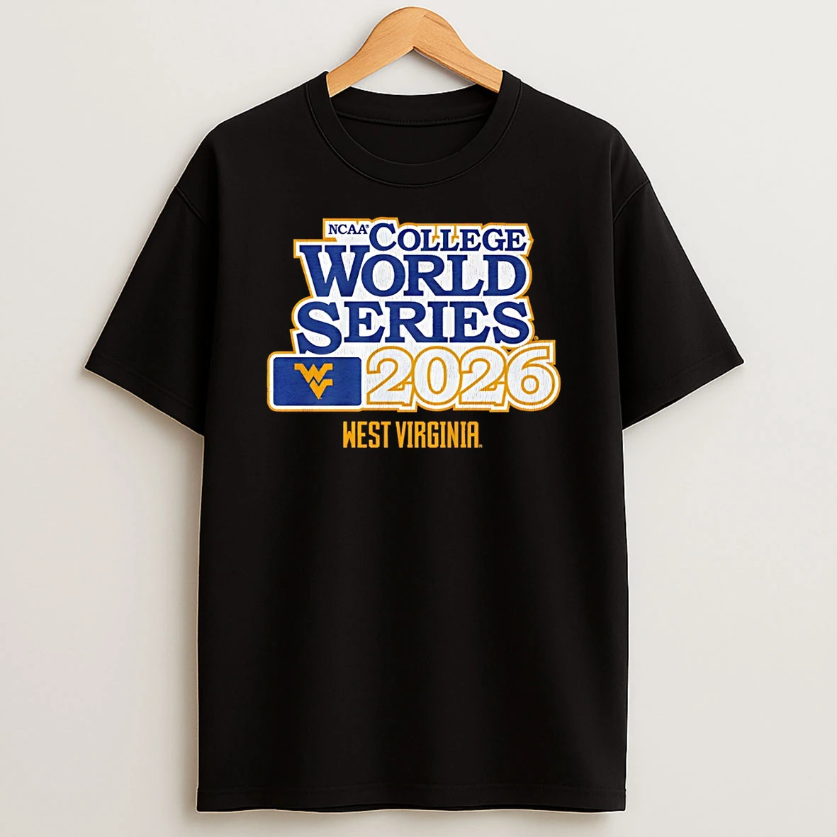 West Virginia Mountaineers Baseball 2026 College World Series Tshirt Hoodie