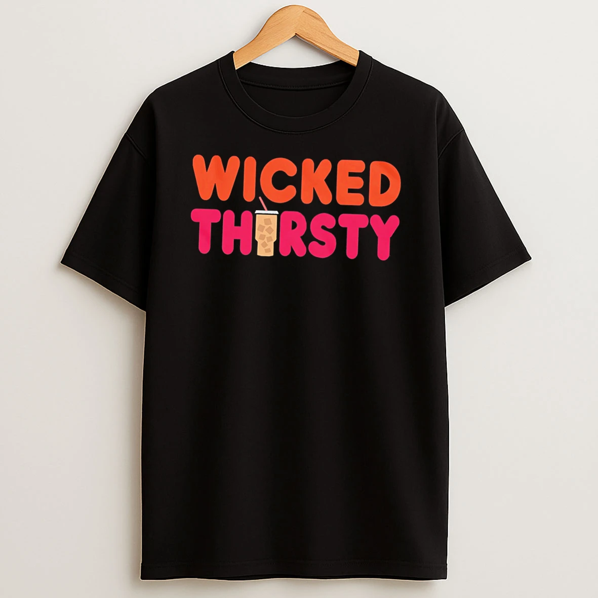 Wicked Thirsty Iced Coffee Tee Tshirt Hoodie