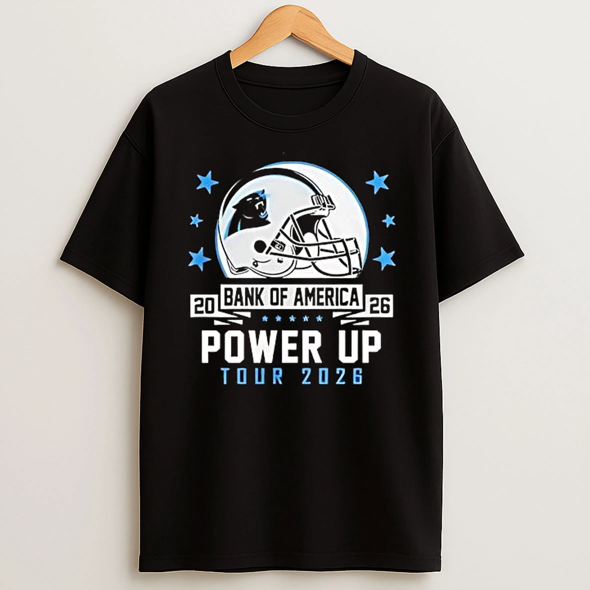 Bank Of America Power Up 20 26 Tour Carolina Panthers T Shirt