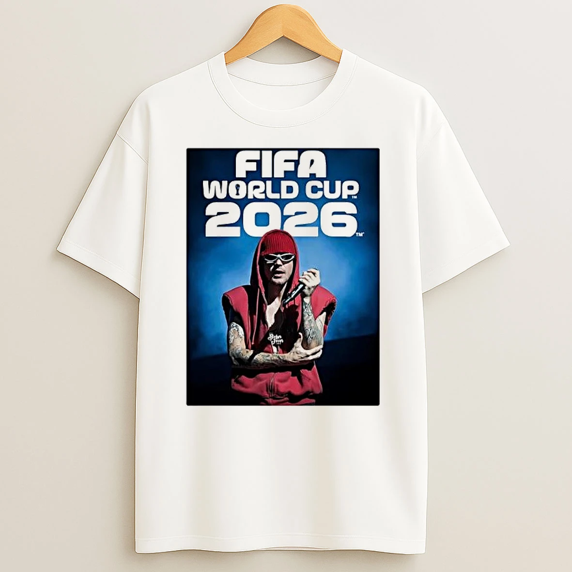 Bieber Fever Chile Justin Bieber Performing Fifa World Cup 2026 T Shirt