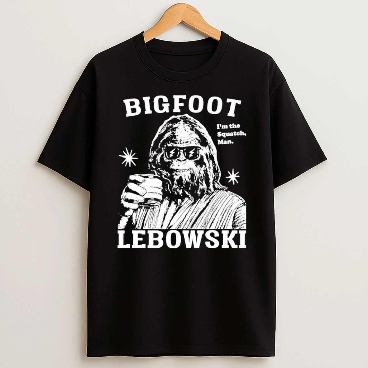 Bigfoot Lebowski I Am The Squach Man T Shirt