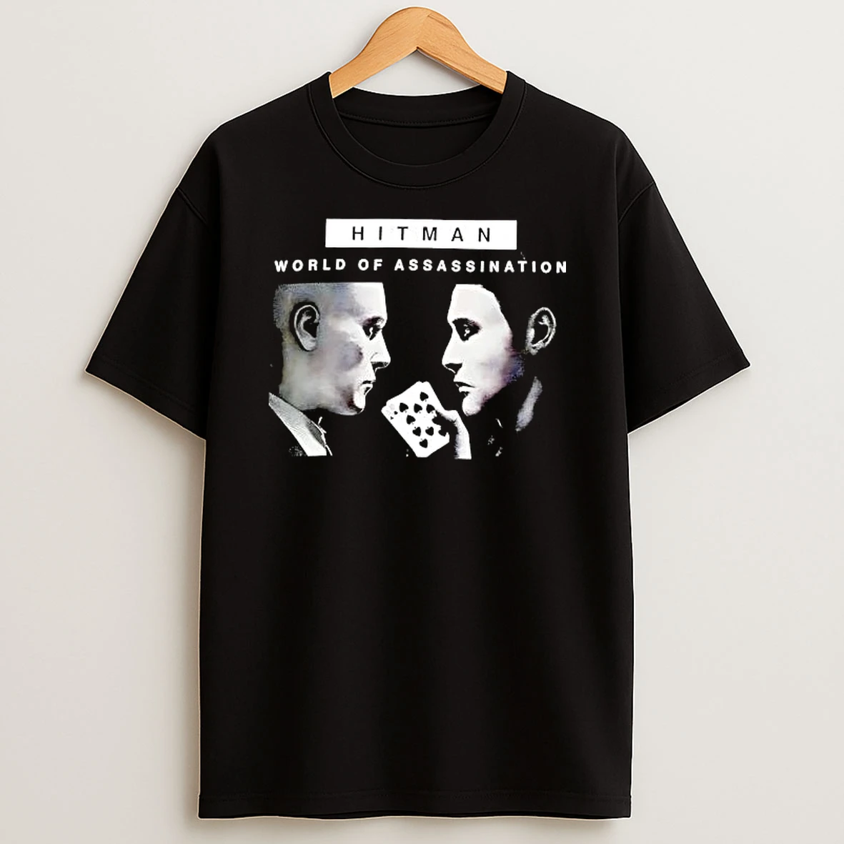 Hitman World Of Assassination Playing Cards Graphic T Shirt
