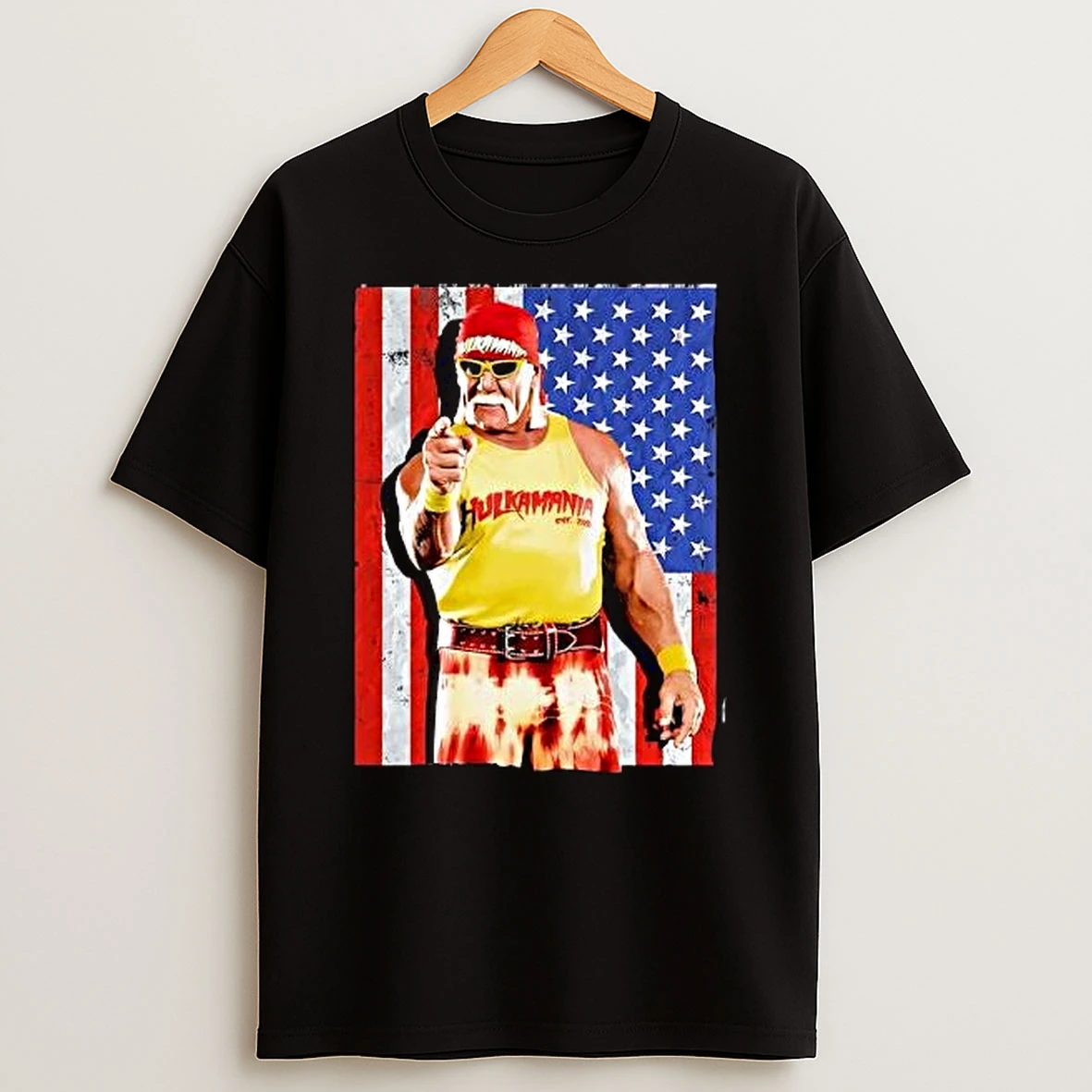 Hulk Hogan Pointing Hulkamania Est 1984 T Shirt