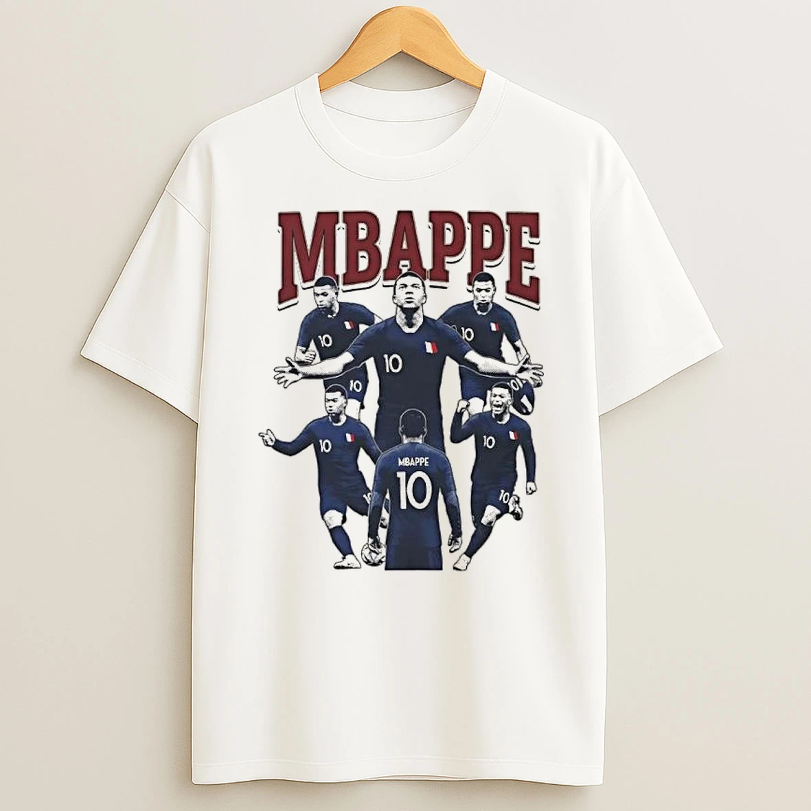 Kylian Mbappe France National Team Action T Shirt