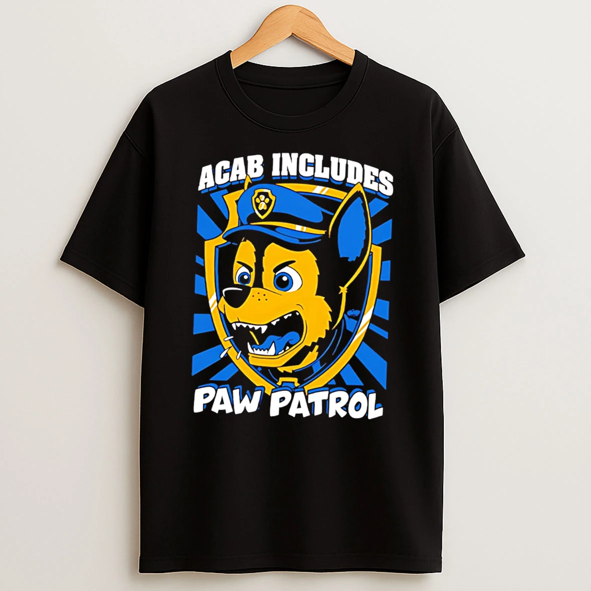 Officials Acab Includes Paw Patrol Chase Police Dog Tee Premium T Shirt Sweatshirt Hoodie