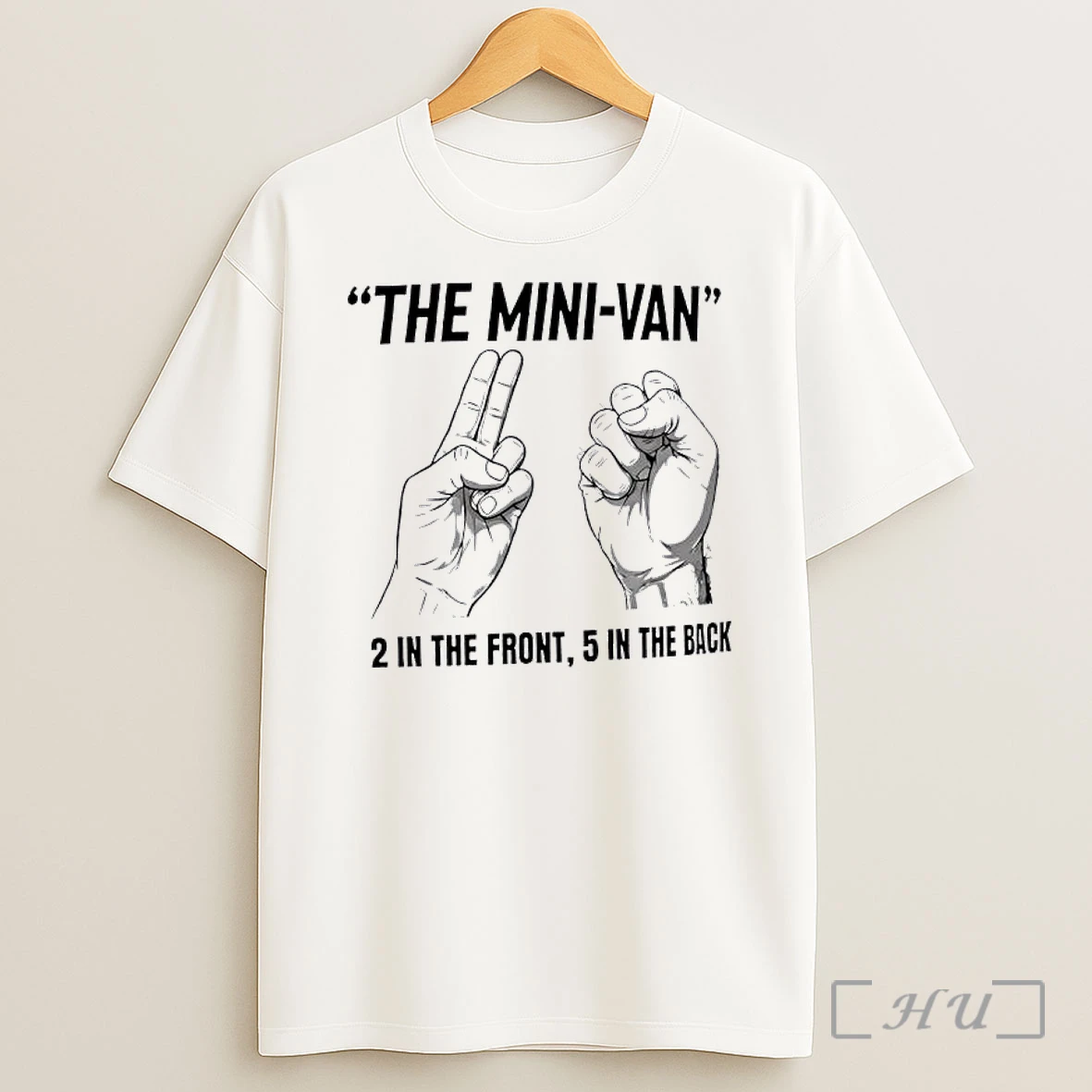 Officials Awesome The Mini Van 2 In The Front 5 In The Back Shirt