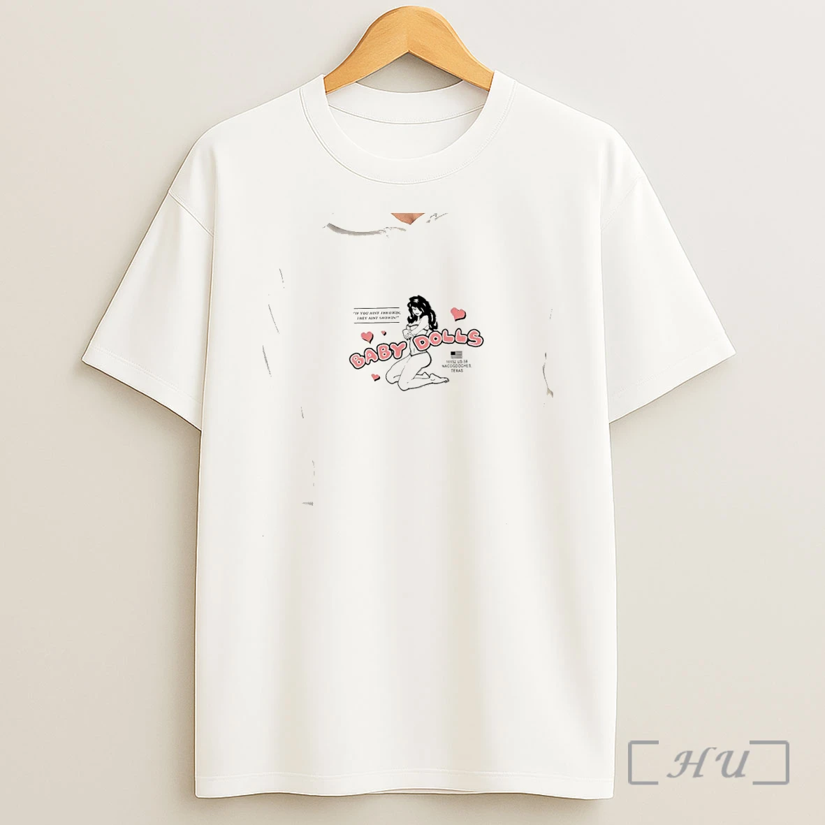 Officials Baby Dolls Nacogdoches Texas If You Aint Throwin They Aint Showin Shirt