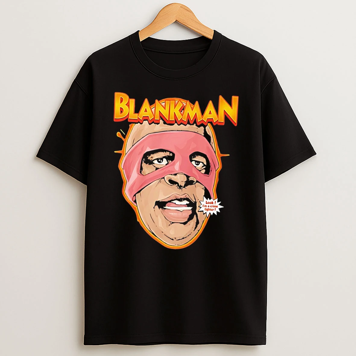 Officials Blankman Crime Fighter Mask Tee Premium T Shirt Sweatshirt Hoodie