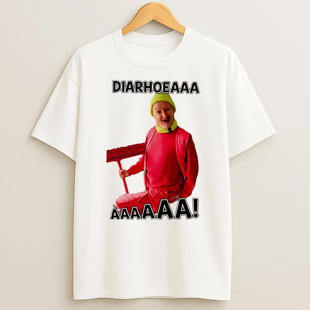 Officials Diarrhoea Man Pepto Bismol Advert Parody Gross Out Meme Tee Premium T Shirt Sweatshirt Hoodie