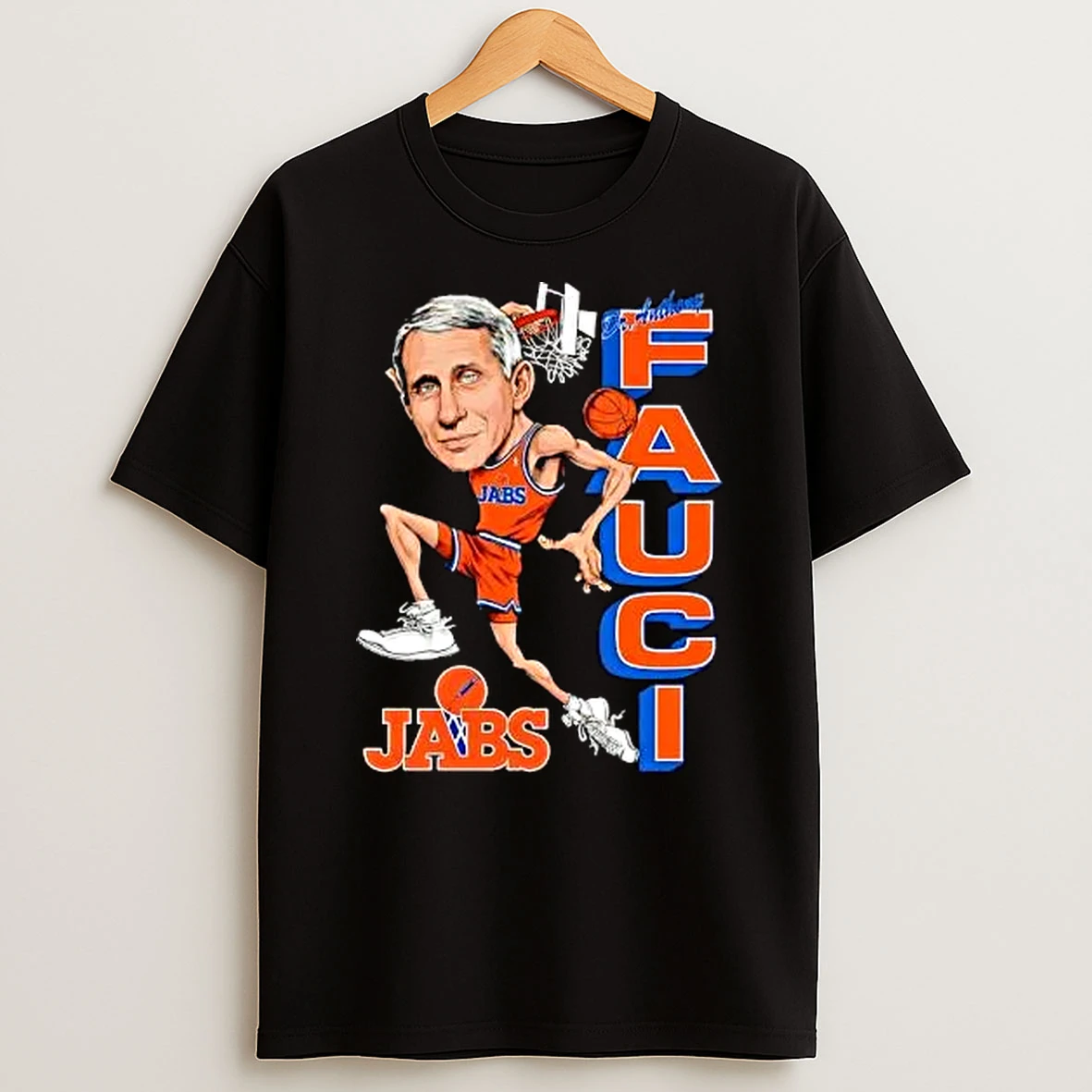 Officials Dr Anthony Fauci Dunking Basketball Jabs Premium T Shirt Sweatshirt Hoodie