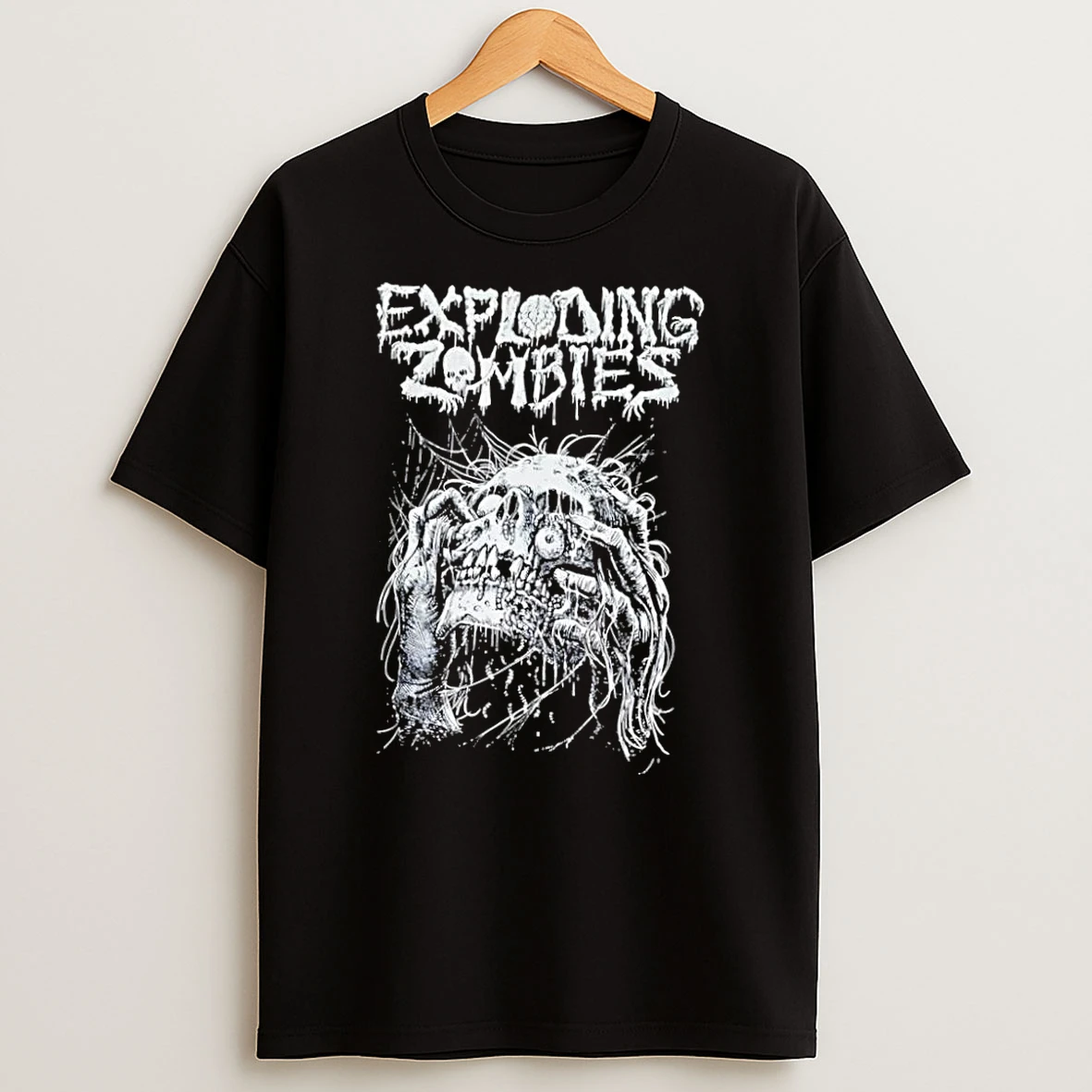 Officials Exploding Zombies Black Premium T Shirt Sweatshirt Hoodie