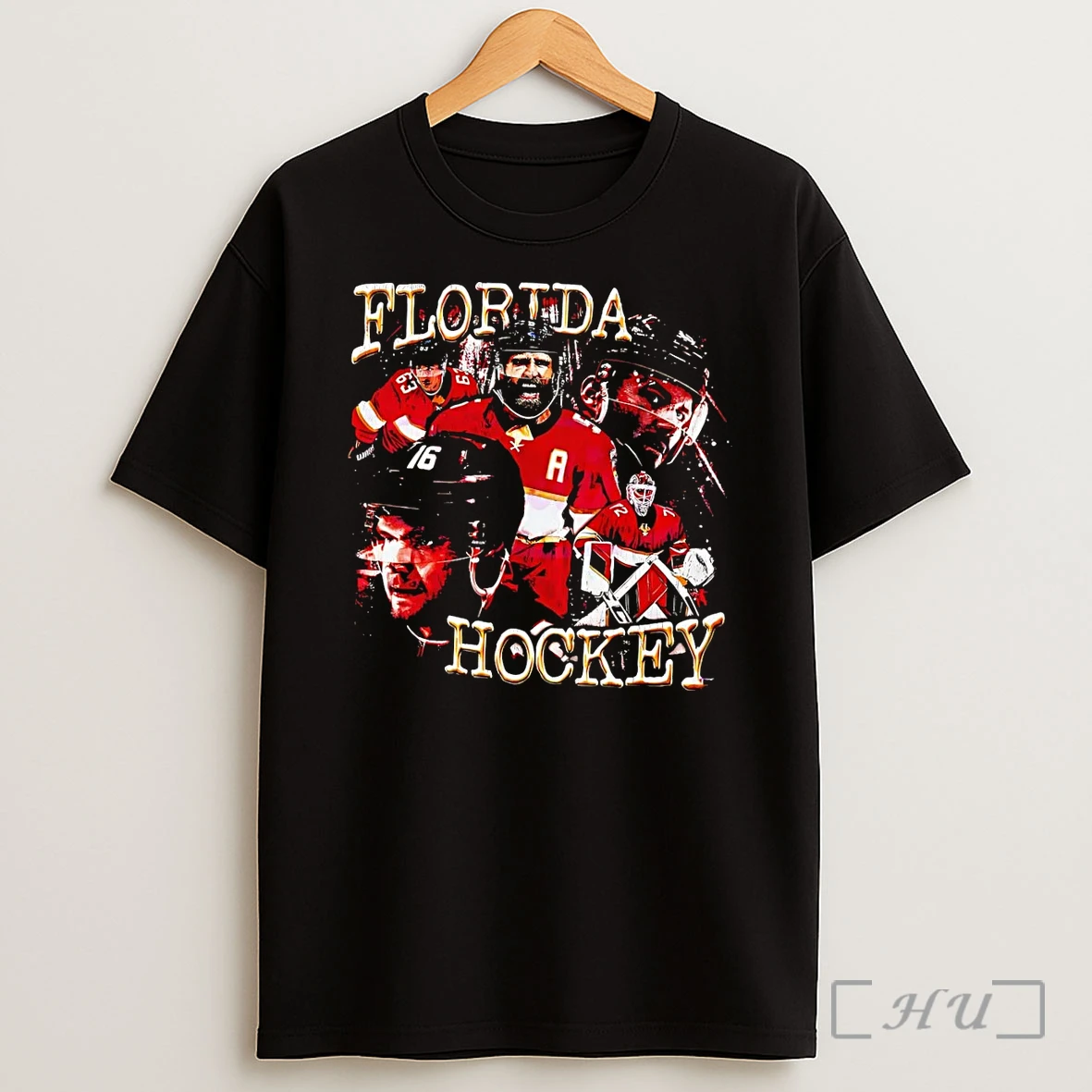 Officials Florida Panthers Barkov Tkachuk Bobrovsky Grunge Hockey Black Shirt