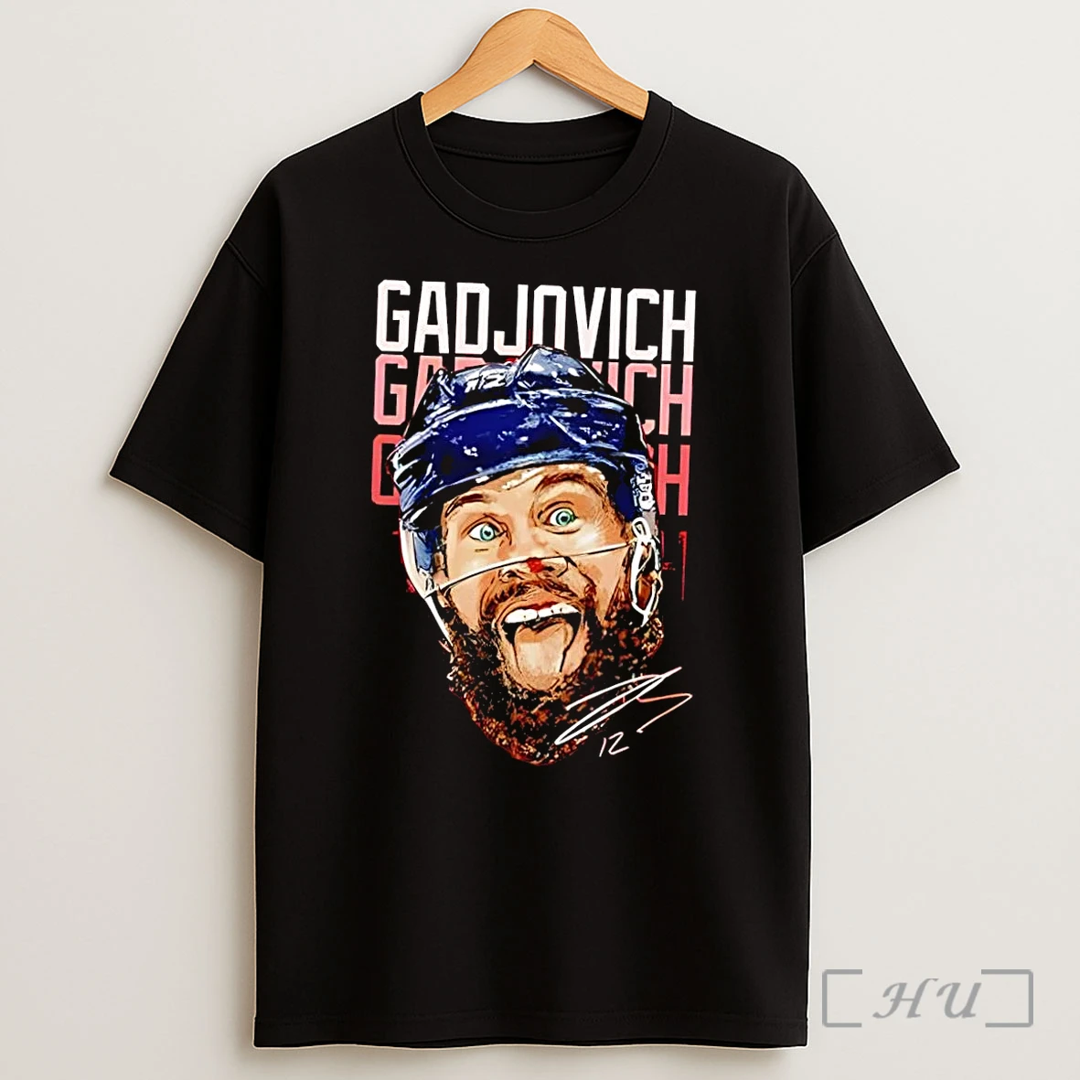 Officials Florida Panthers Gadjovich Enforcer 2026 Hockey Black Shirt