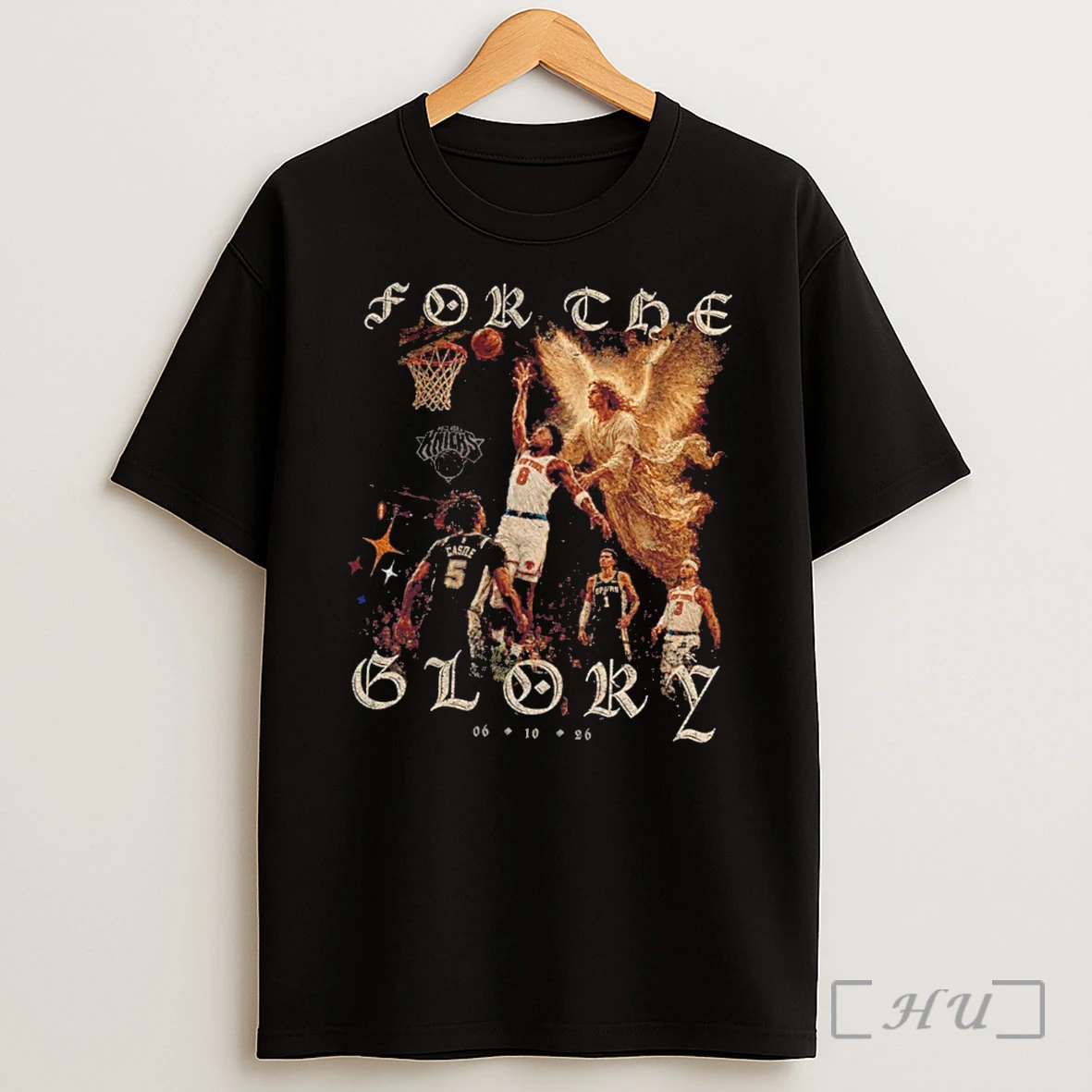 Officials For The Glory Og Anunoby New York Knicks 2026 Nba World Champions Tee Shirt