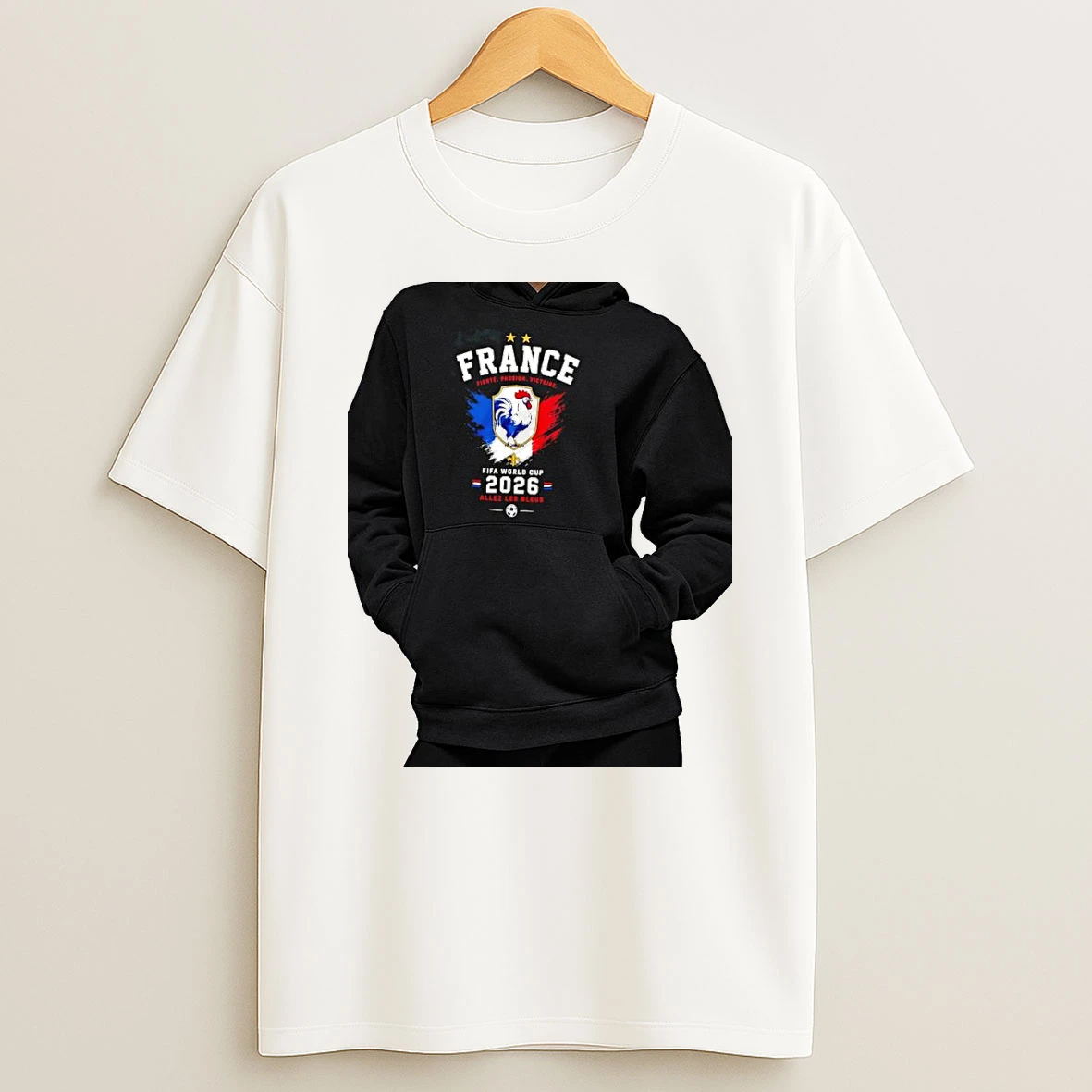 Officials France National Football Team Fifa World Cup 2026 Allez Les Bleus Premium T Shirt Sweatshirt Hoodie