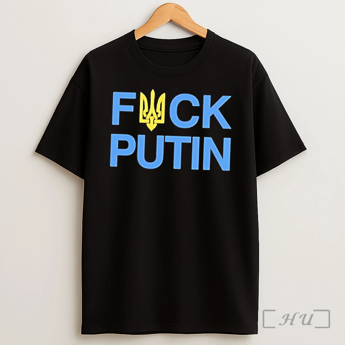 Officials Fuck Putin Tryzub Ukraina Flag Tee Shirt