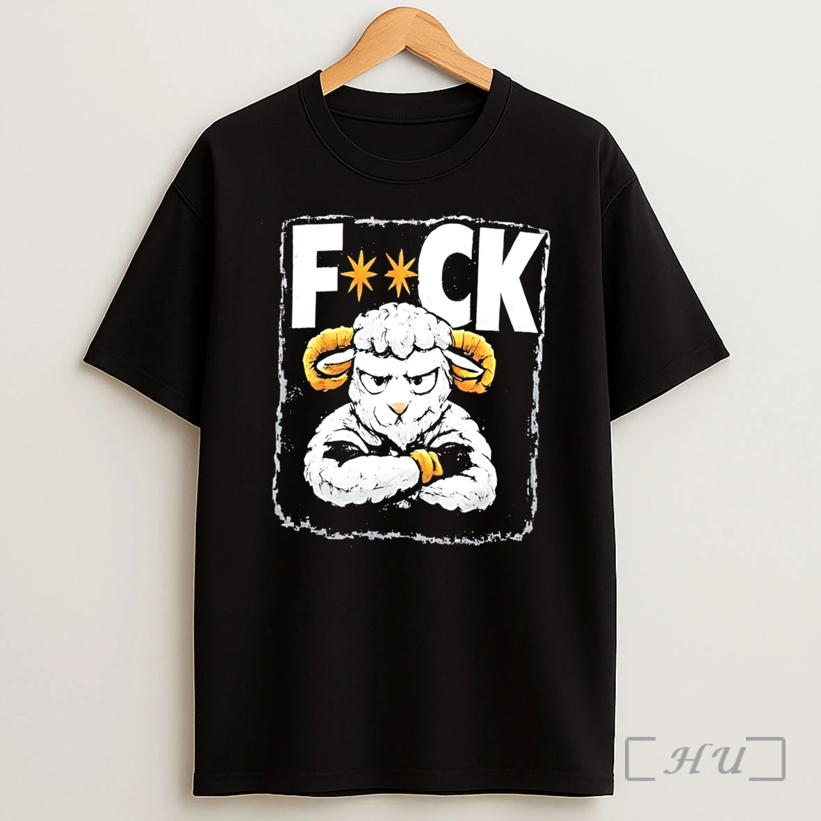 Officials Fuck Sheep Cartoon Vintage Tee Shirt