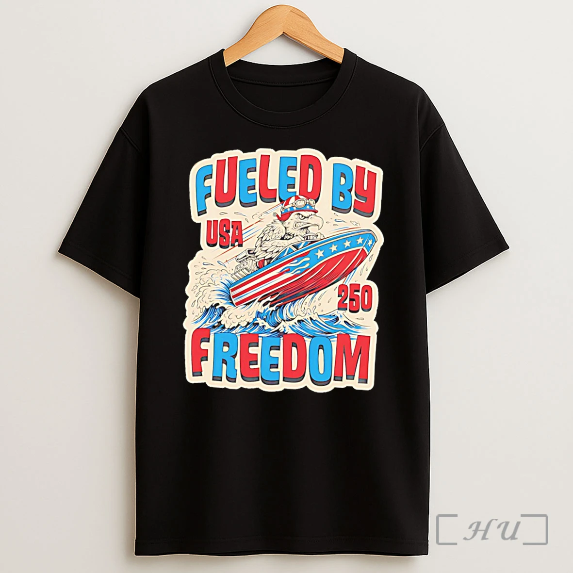 Officials Fueled By Freedom Eagle Usa 250 Tee Shirt