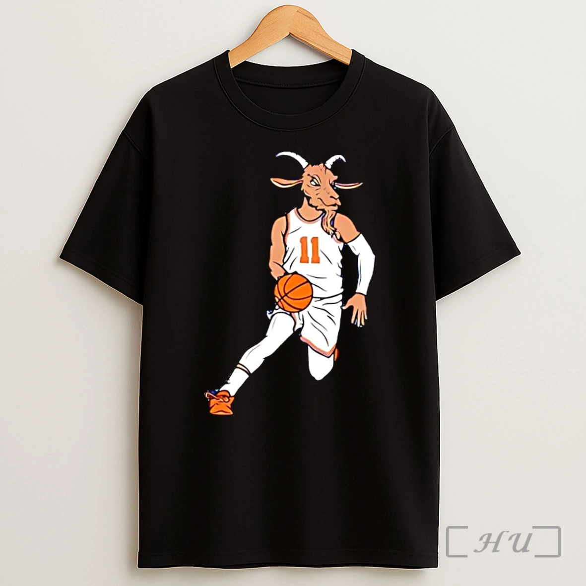 Officials Goat Basketball Player Dribbling 11 Black Shirt