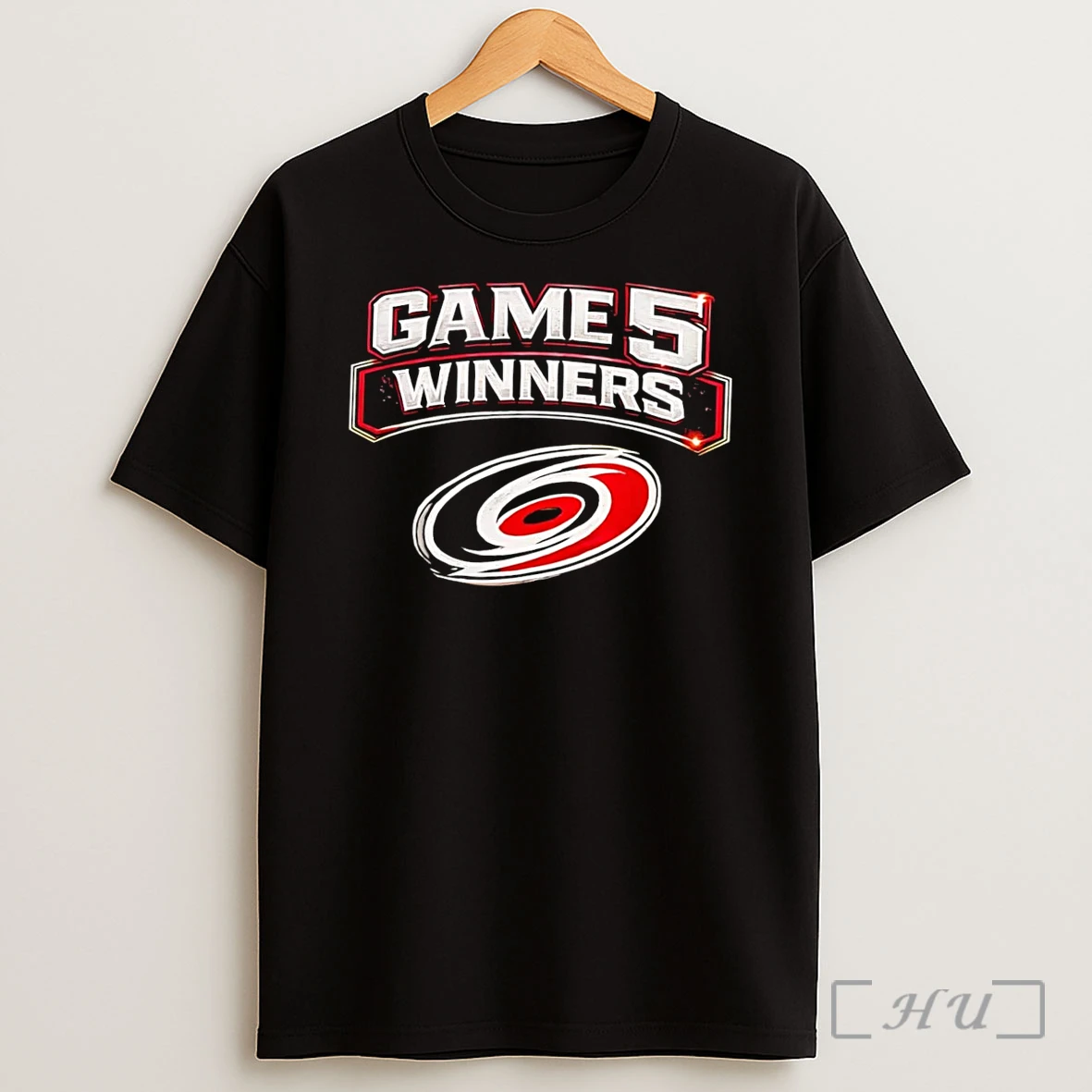 Officials Game 5 Winners Carolina Hurricanes Black Shirt