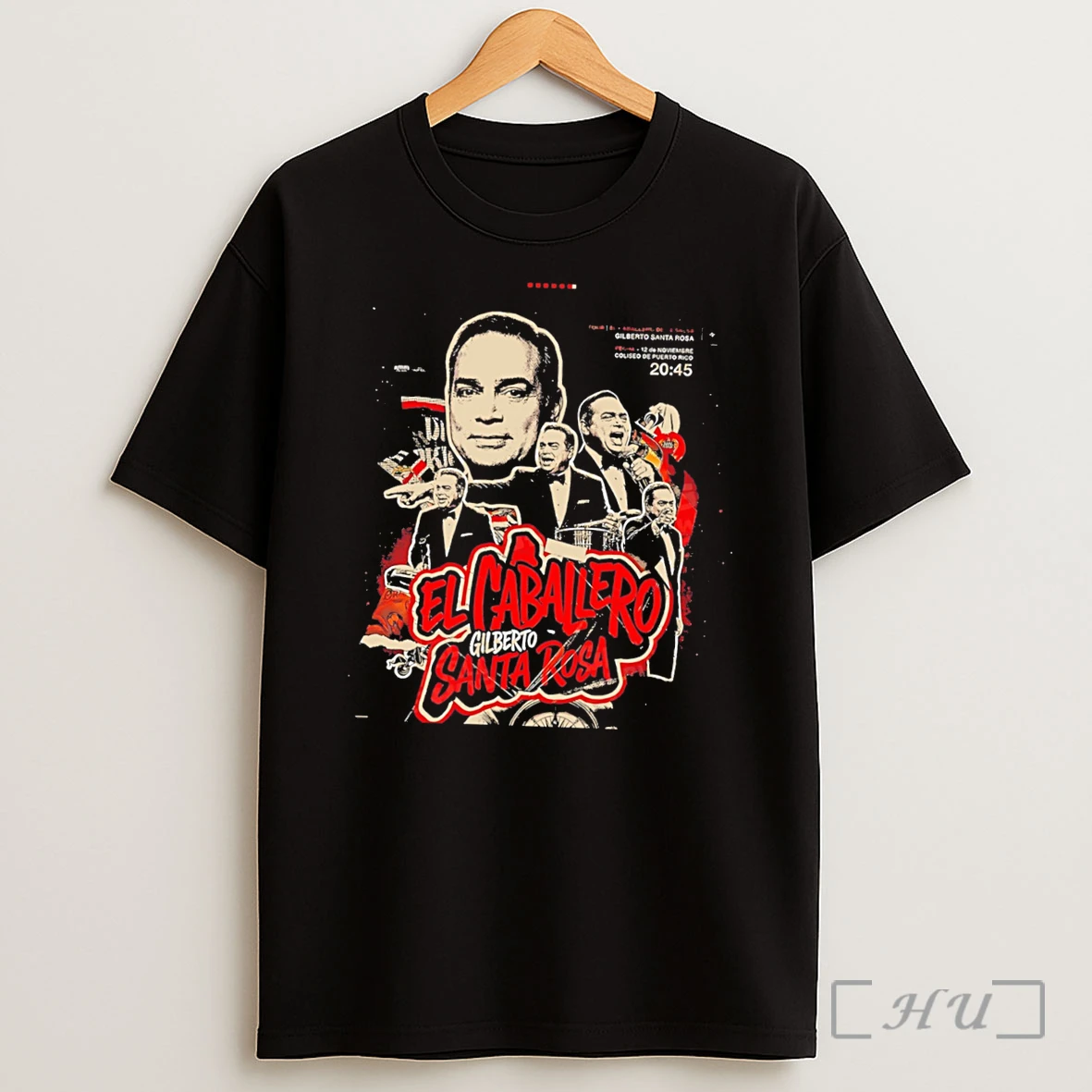 Officials Gilberto Santa Rosa El Caballero De La Sals Portrait Vintage Tee Shirt
