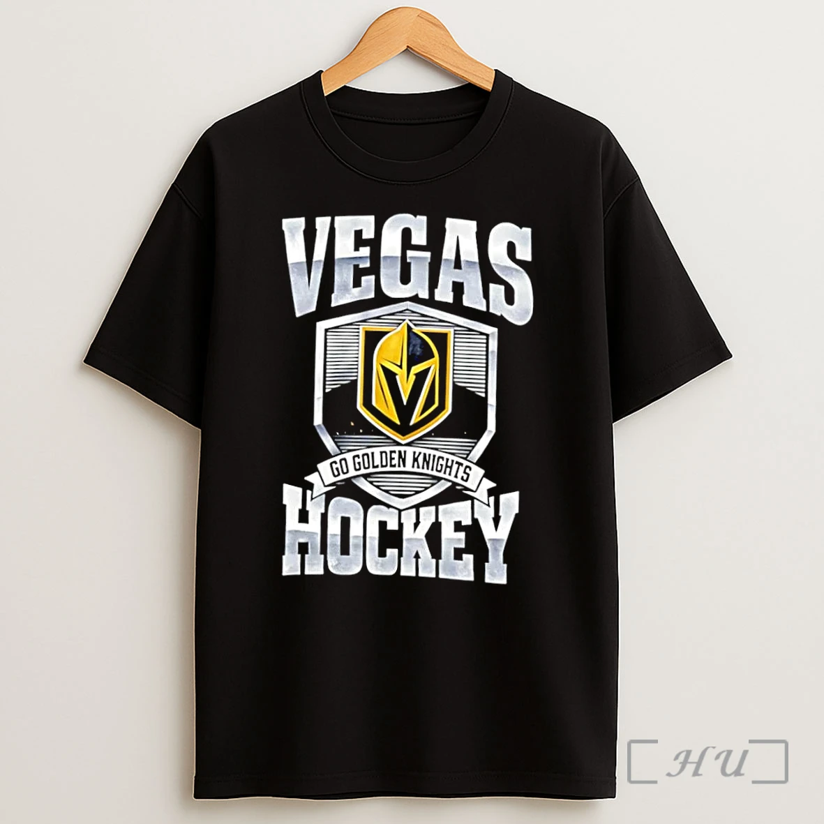 Officials Go Golden Knights Hockey Vegas Black Shirt