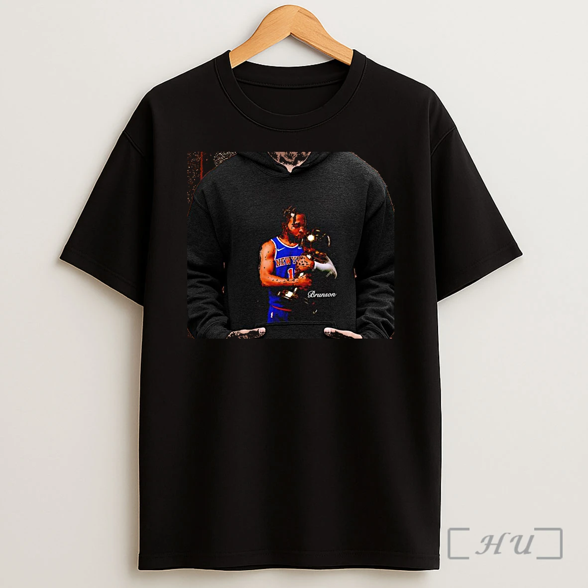 Officials Jalen Brunson New York Knicks Nba Champions 2026 Larry O Brien Championship Trophy Shirt
