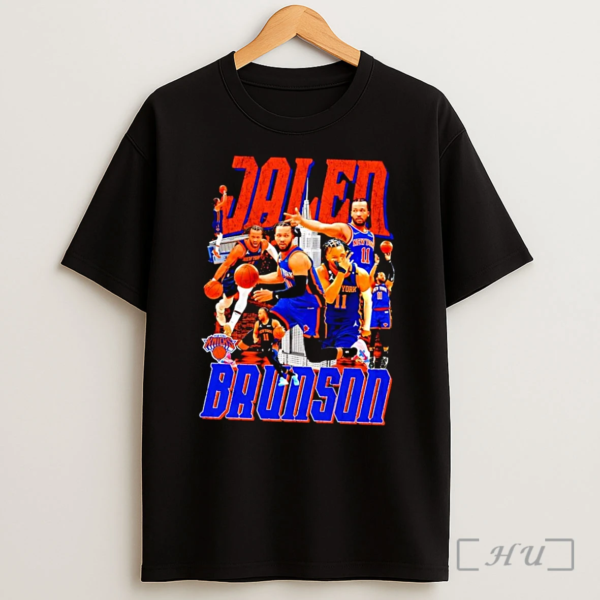 Officials Jalen Brunson New York Knicks Black Shirt