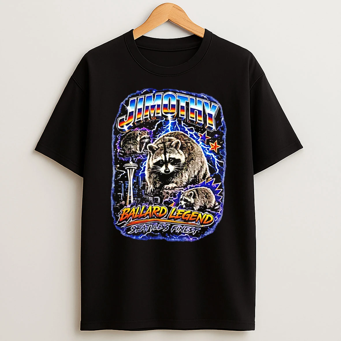 Officials Jimothy Ballard Legend Seattles Finest Raccoon Tee Premium T Shirt Sweatshirt Hoodie