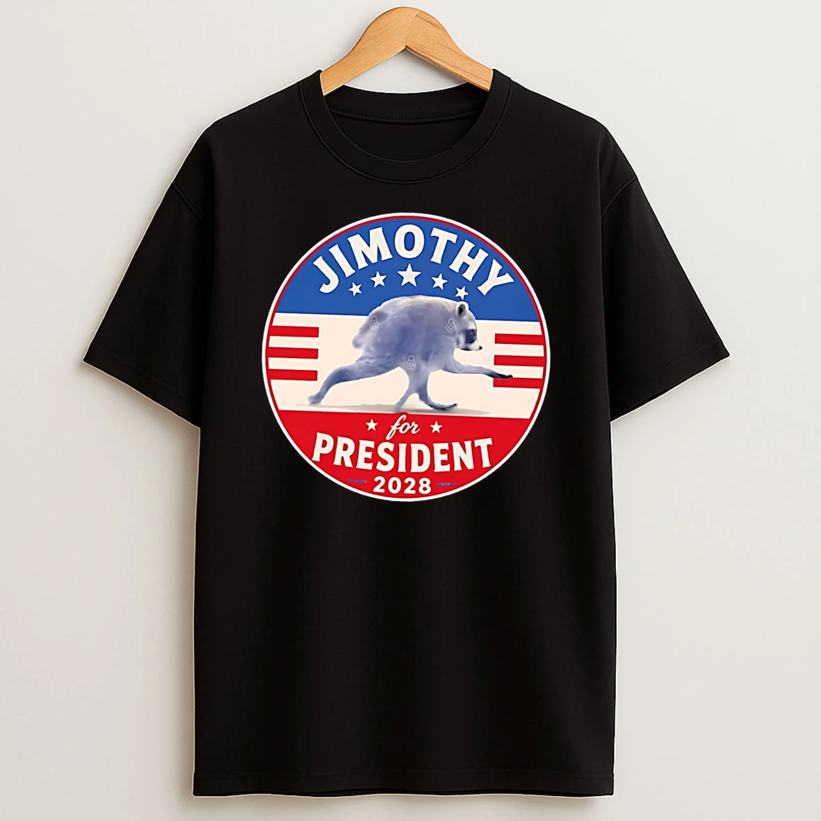 Officials Jimothy For President 2028 Raccoon Election Tee Premium T Shirt Sweatshirt Hoodie