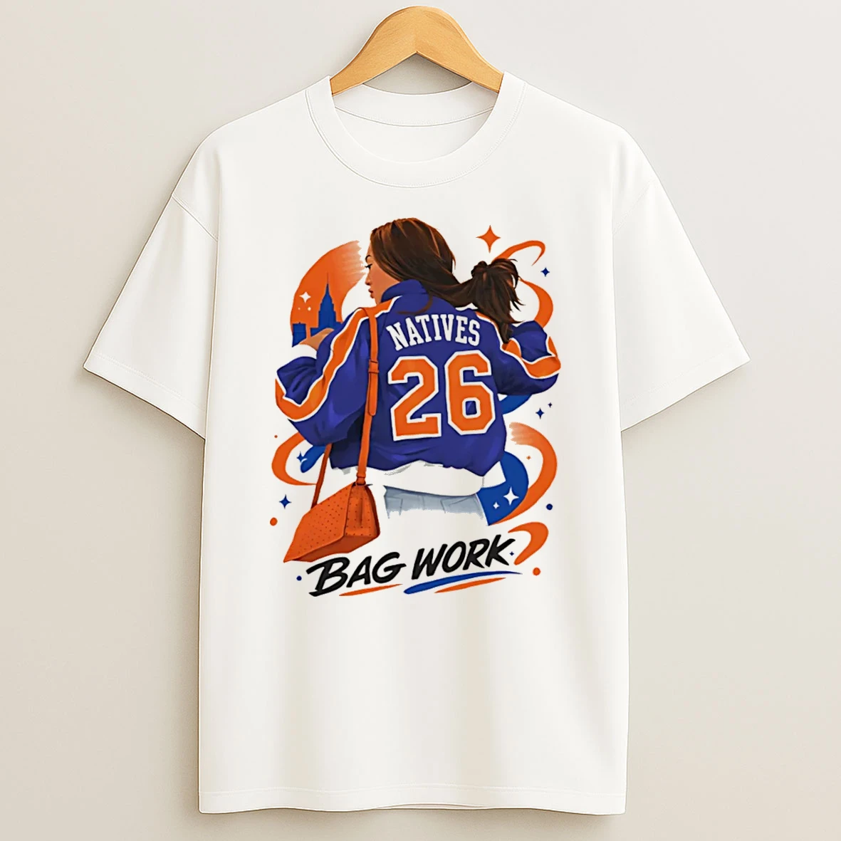Officials Jordyn Bag Work Natives 26 New York Knicks Tee Premium T Shirt Sweatshirt Hoodie