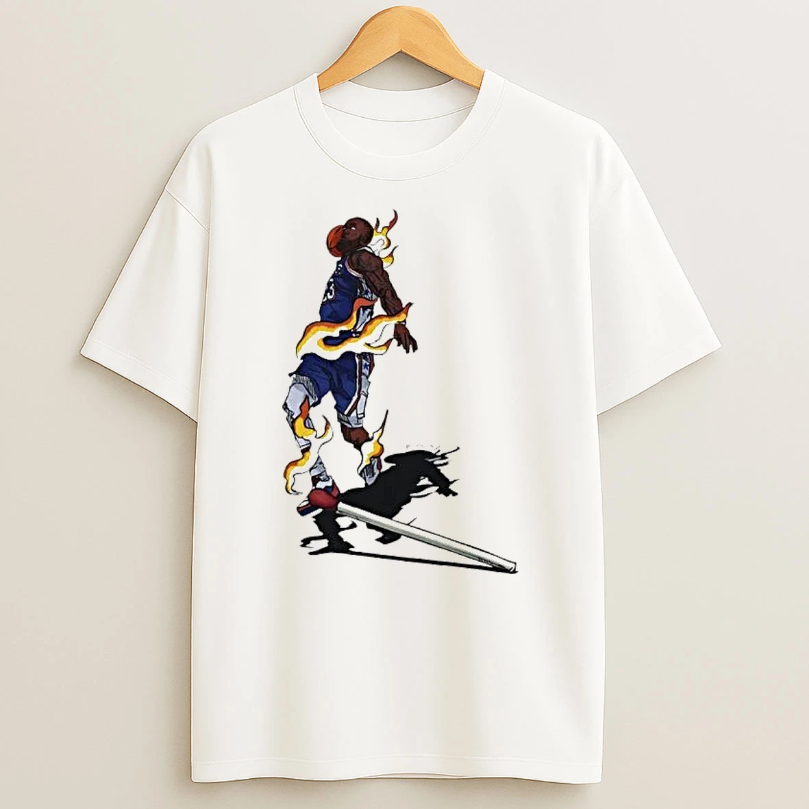 Officials Lebron James Basketball Matchstick Burning Nba Premium T Shirt Sweatshirt Hoodie
