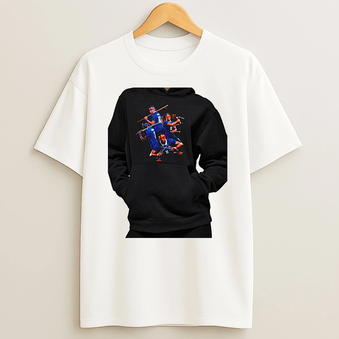 Officials Mbappe Dembele France National Team Teenage Mutant Ninja Turtles Premium T Shirt Sweatshirt Hoodie