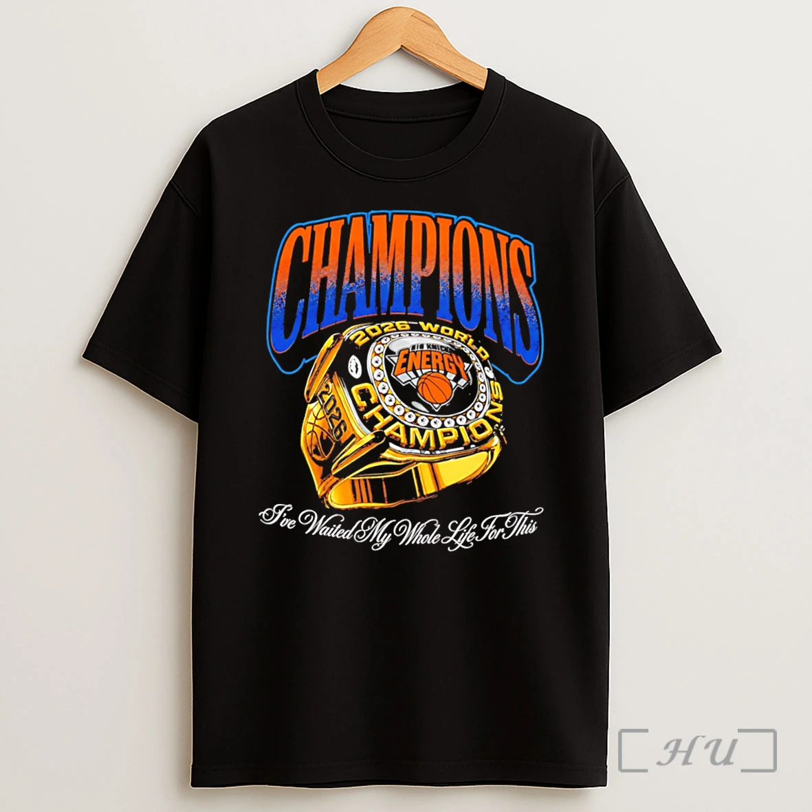 Officials New York Knicks World Champions 2026 Ive Waited My Whole Life For This Logo Tee Shirt
