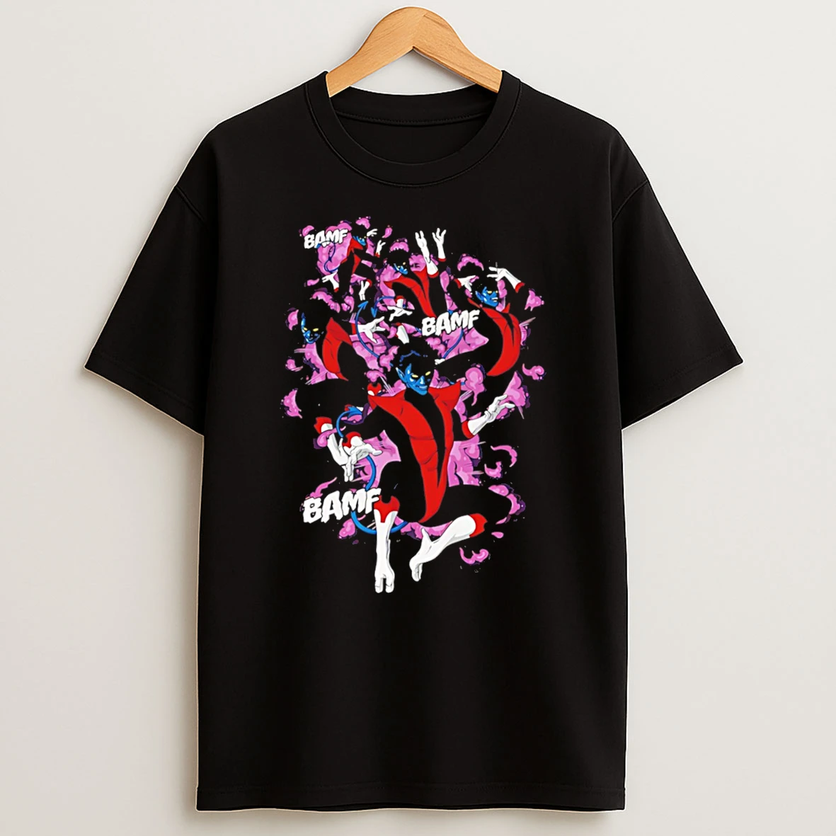 Officials Nightcrawler Bamf X Men Marvel Mutant Tee Premium T Shirt Sweatshirt Hoodie