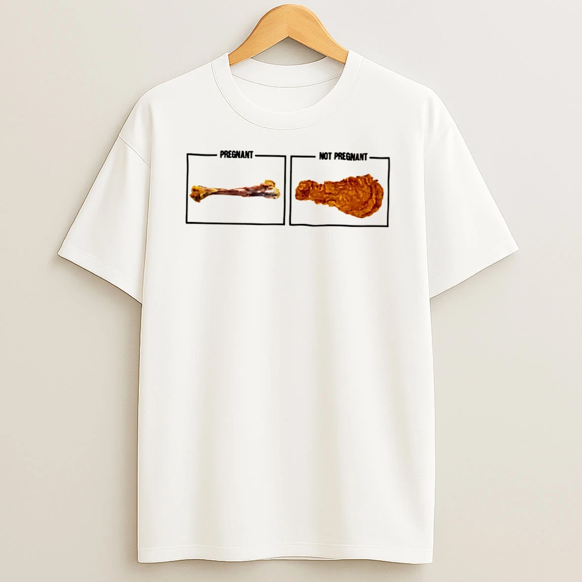 Officials Pregnancy Test For Black Woman Fried Chicken Meme Tee Premium T Shirt Sweatshirt Hoodie