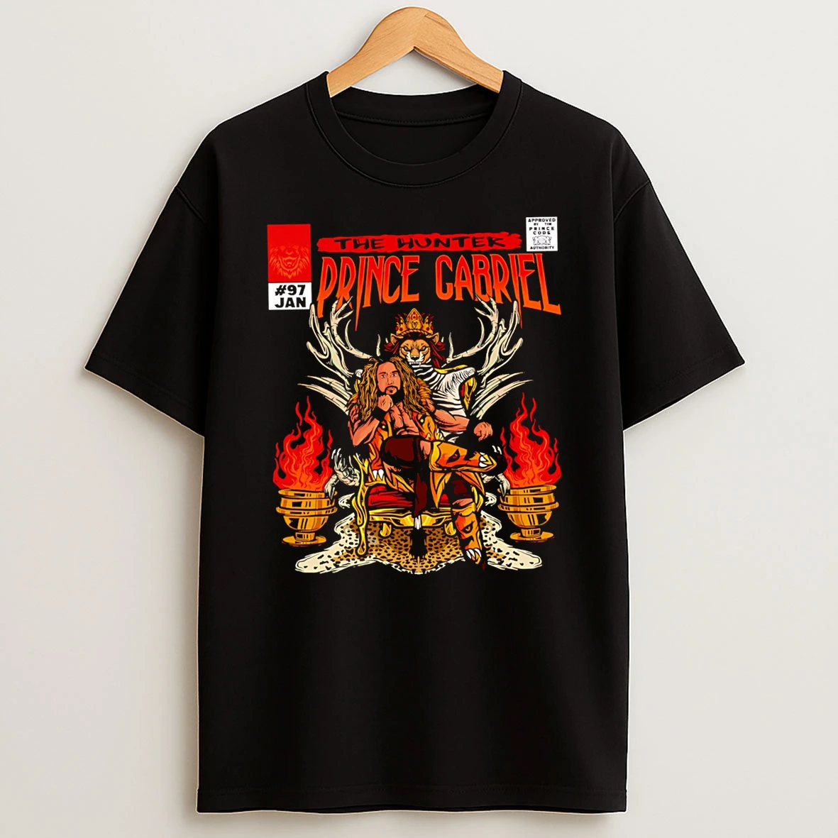 Officials Prince Gabriel The Hunter Comic Cover Premium T Shirt Sweatshirt Hoodie